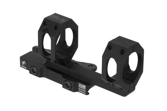 ADM DELTA quick detach 35mm scope mount with 0-degree cant and black anodized finish is made in the USA.